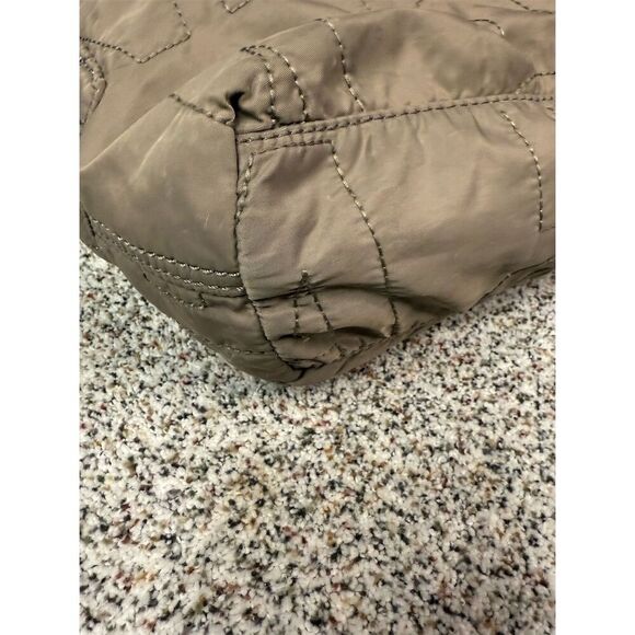 Marc by Marc Jacobs Taupe Quilted Nylon Tote Bag Large Women's Casual - Picture 4 of 10